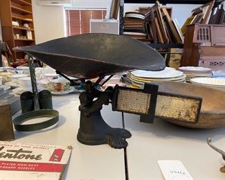 Antique Candy Scale New York City F-6 serial 20	10” x 18” x 10”	HxWxD
