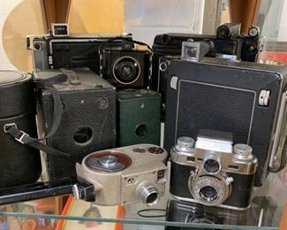 Antique and vintage cameras