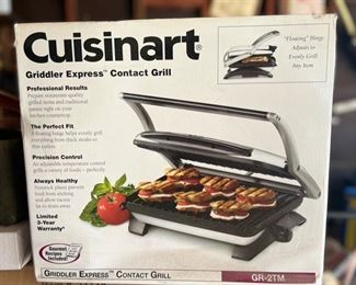 Cusinart - Barely used Griddler Express Contact Grill. Still in the box!