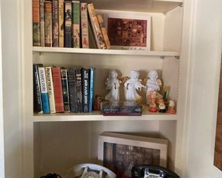 Books and Vintage Phones