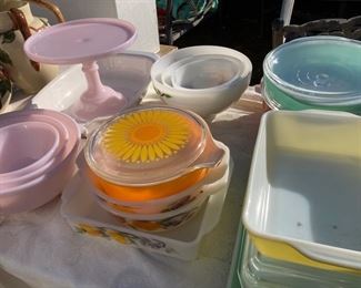 Vintage Pyrex and Fire King