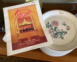 Vintage Perino's Dinnerplates