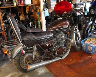 Cleared out the garage so we could get better photos of the motorcycles  