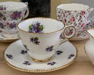Assorted Cups & Saucers