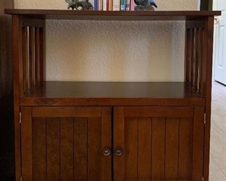 Mission Style 2 Door End Table