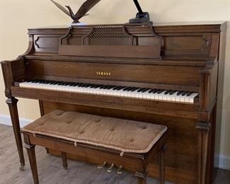 Yamaha Piano and Bench