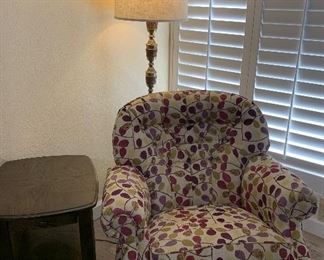 Brass Floor Lamp from the Philippines,
La-Z-Boy Hampden Premier Swivel Chair
La-Z-Boy Primo Chairside Table