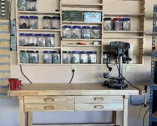 Workbench w Vise x 2