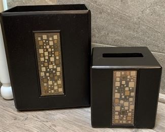 Trashcan and Tissue Holder