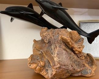 John Perry Dolphin Sculpture