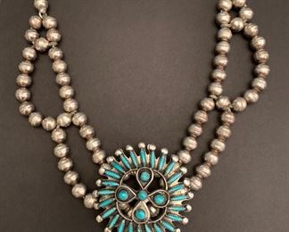 Sterling and Turquoise