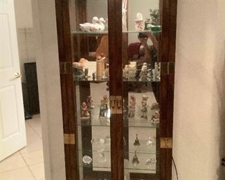 Lighted curio cabinet