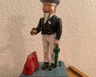 Metal Uncle Sam Coin Bank