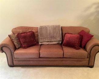 Seally Leather Couch