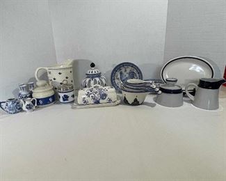 Blue and White for Kitchen and Decor