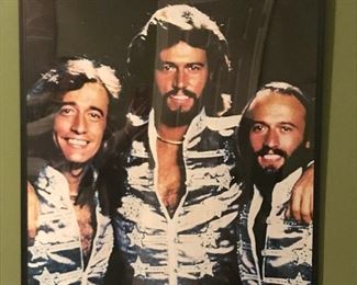 The Bee Gees Vintage Poster