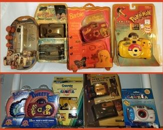 Barbie, Crayola, Pokemon, Tweety and More Vintage Cameras