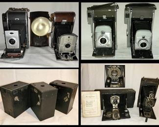 Sample of the HUGE Collection of Vintage and Antique Cameras 