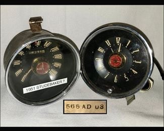 Studebaker Speedometer and Clock 