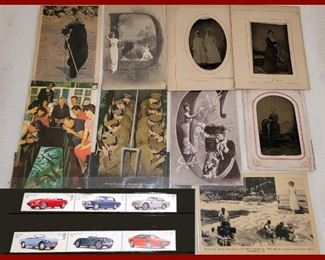 Tin Types and Vintage Photography Postcards