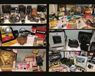 Small Sample of the HUGE Collection of Cameras