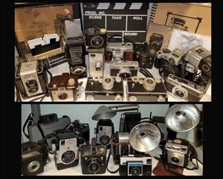 Small Sample of the HUGE Collection of Cameras 