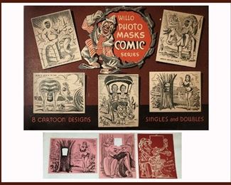 Willo Photo Masks Comic Series Complete Set; There are more pcs than shown 