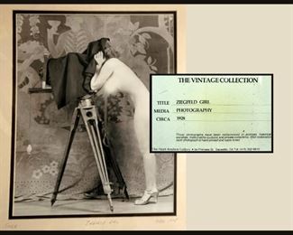 Zeigfeld Girl; Signed 