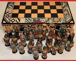 Souvenir Chess Set with Box 