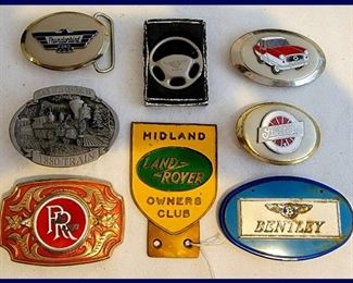 Belt Buckles, Emblems and Key Chains; Many More Available 