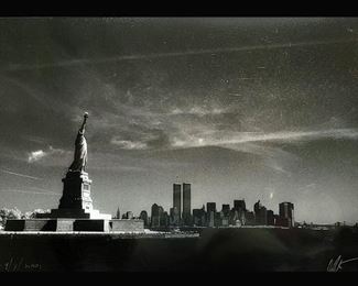 Signed and Dated Photo by Arnold Berns; Taken 4 Days Before 911