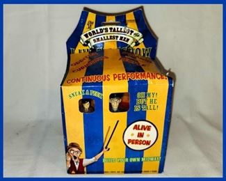 Side Show in a Box World's Tallest and Shortest Men