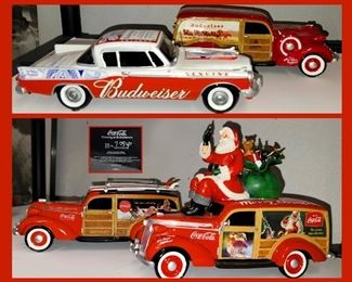 Hamilton Collection Coke and Bud Cars