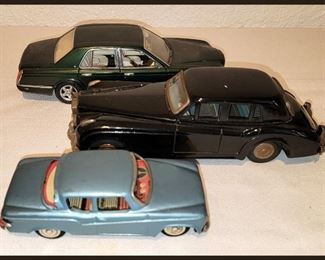 Vintage Japanese and English Corgi Cars