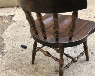 One of four matching chairs to the table in the prior pic