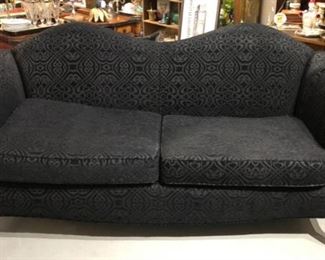 Black tight back sofa 