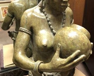 African carved Shona Stone statue 