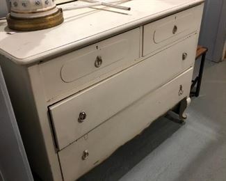 vintage dress  - comes with matching mirror  that mounts on the back 