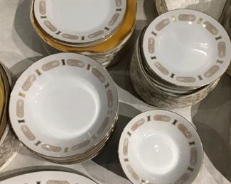 Set of MCM china  Arlen China Pattern #652 Glamour