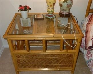 Bamboo nightstand