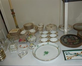 Several pieces of Herend