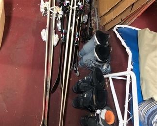 Ski Equipment, Skiing Boots, Skis 