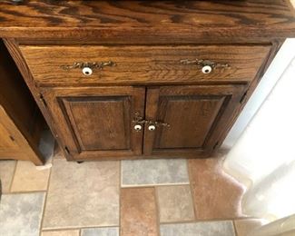 Vintage Oak Cabinet 