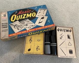 Vintage Milton Bradley Co. Music Quizmo Game