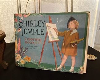 Vintage Shirley Temple Coloring Book
