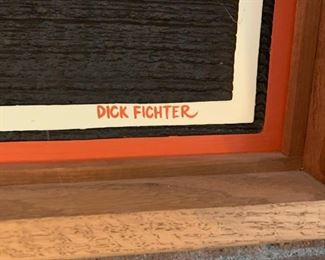 Wall Art signed by Dick Fighter