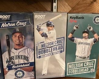 Collection of Nelson Cruz Bobbleheads