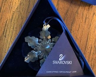 Swarovski Crystal Christmas Ornament 2008