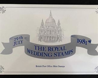 The Royal Wedding British Post Office Mint Stamps