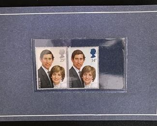 The Royal Wedding British Post Office Mint Stamps